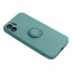 Samsung A02s Forcell Silicone Ring Green Кейс