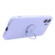 Samsung A02s Forcell Silicone Ring Violet Кейс