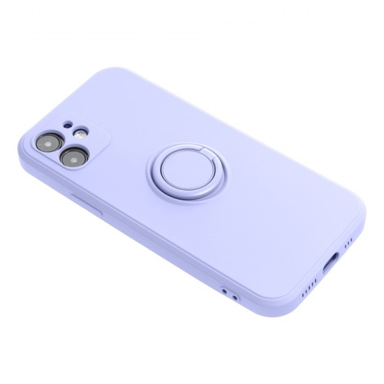 Samsung A02s Forcell Silicone Ring Violet Кейс