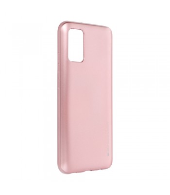 Samsung A02s Mercury i-Jelly Metal Rose Gold Кейс