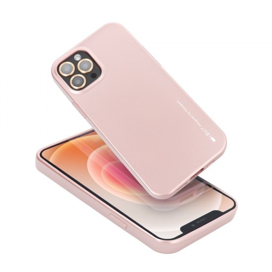 Samsung A02s Mercury i-Jelly Metal Rose Gold Кейс