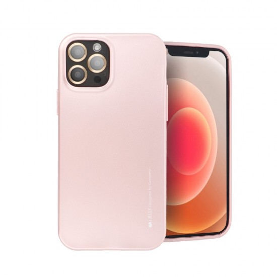Samsung A02s Mercury i-Jelly Metal Rose Gold Кейс