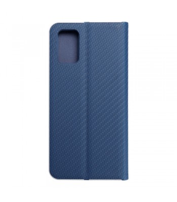 Samsung A03s Forcell Luna Book Carbon Blue Кейс