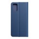Samsung A03s Forcell Luna Book Carbon Blue Кейс