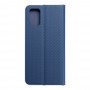 Samsung A03s Forcell Luna Book Carbon Blue Кейс