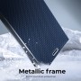 Samsung A03s Forcell Luna Book Carbon Blue Кейс