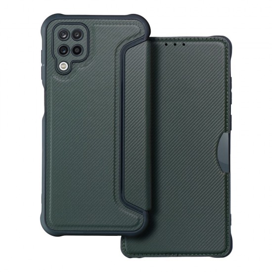 Samsung A12 Forcell Razor Book Dark Green Кейс