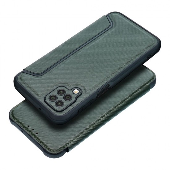 Samsung A12 Forcell Razor Book Dark Green Кейс