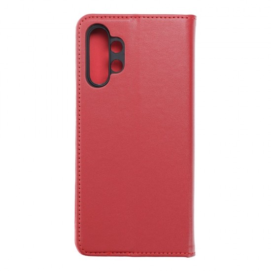 Samsung A13 4G Forcell Leather Smart Pro Bordo Кейс