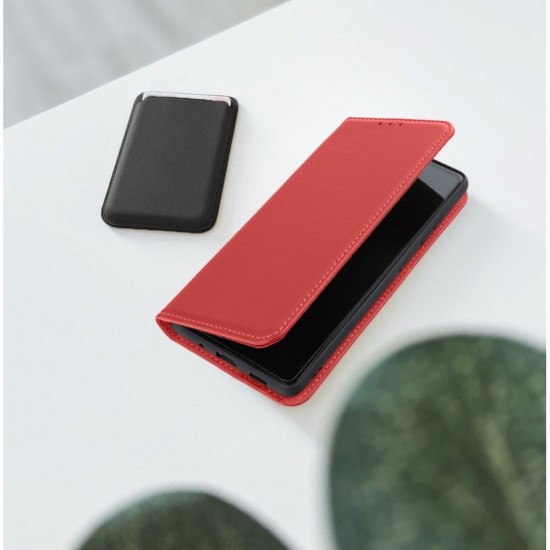 Samsung A13 4G Forcell Leather Smart Pro Bordo Кейс