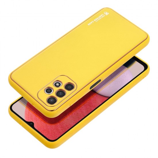 Samsung A13 4G Forcell Leather Yellow Кейс