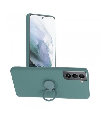 Samsung A13 4G Forcell Silicone Ring Green Кейс