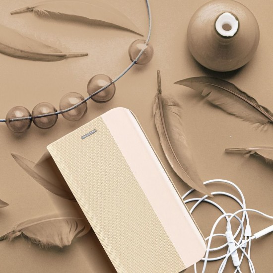 Samsung A13 4G Sensitive Book Gold Кейс