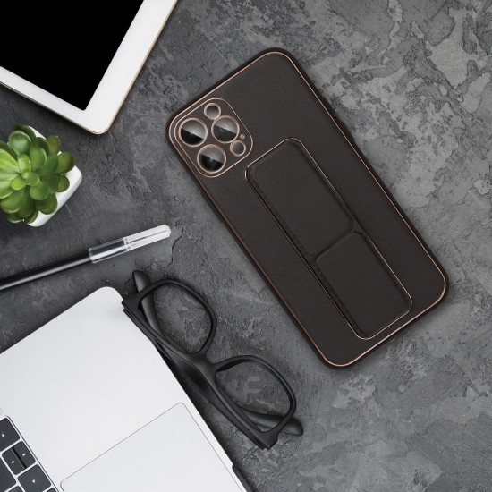 Samsung A13 5G Forcell Leather Kickstand Black Кейс