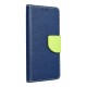 Samsung A21S Fancy Book Navy / Lime Кейс