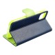 Samsung A21S Fancy Book Navy / Lime Кейс