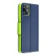 Samsung A21S Fancy Book Navy / Lime Кейс