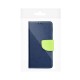 Samsung A21S Fancy Book Navy / Lime Кейс