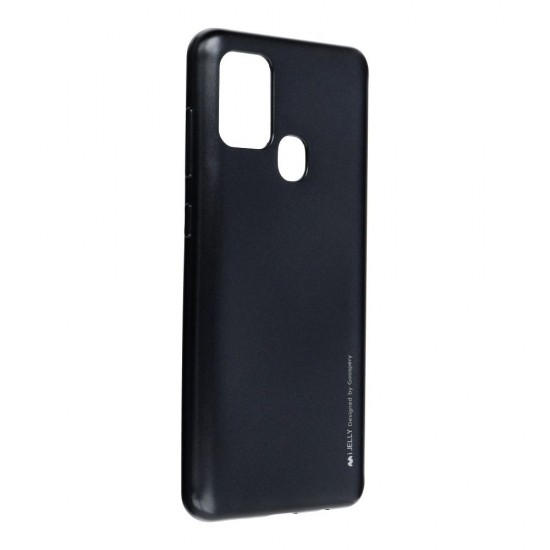 Samsung A21S Mercury i-Jelly Metal Black Кейс