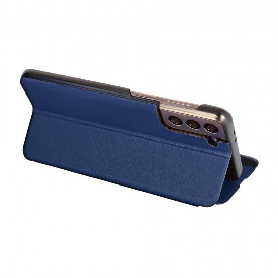 Samsung A21S Smart View Magnet Book Navy Кейс
