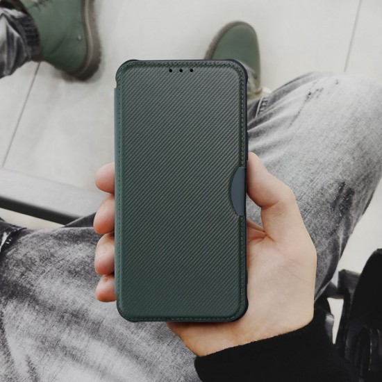 Samsung A32 4G Forcell Razor Book Dark Green Кейс