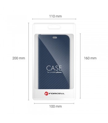 Samsung A32 Lte 4G Forcell Luna Book Carbon Blue Кейс