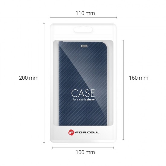 Samsung A32 Lte 4G Forcell Luna Book Carbon Blue Кейс