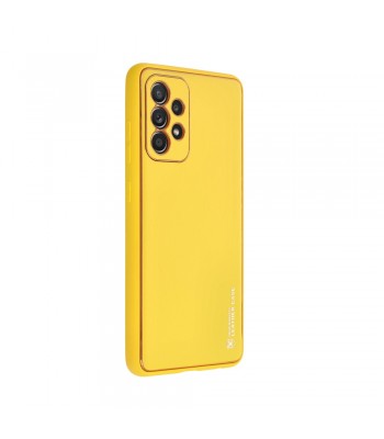 Samsung A52 Forcell Leather Yellow Кейс
