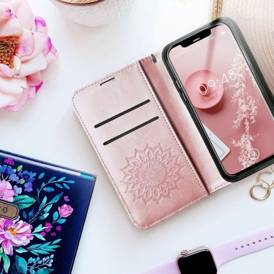 Samsung A52 Mezzo Book Mandala Rose Gold Кейс