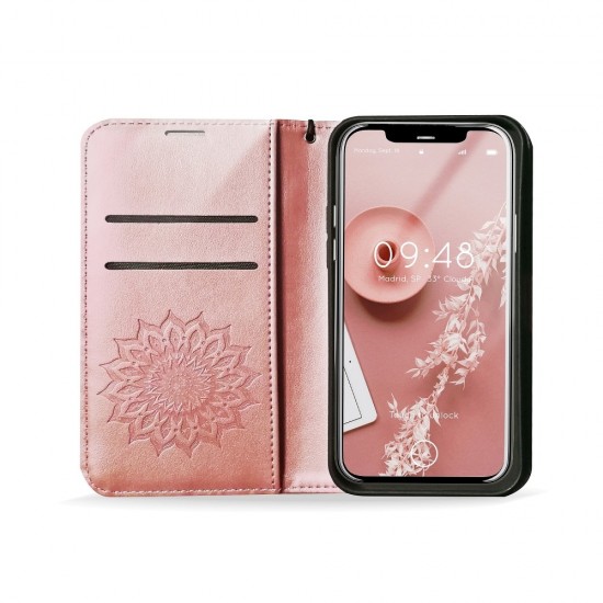 Samsung A52 Mezzo Book Mandala Rose Gold Кейс