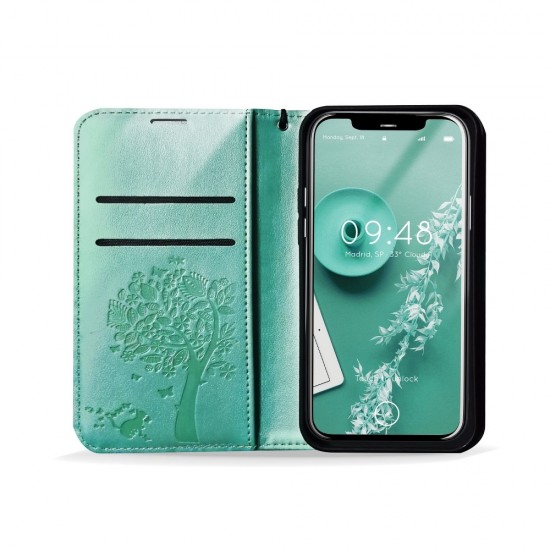 Samsung A52 Forcell Mezzo Book Tree Green Кейс