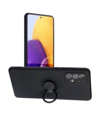 Samsung A52 Forcell Silicone Ring Black Кейс
