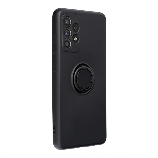 Samsung A52 Forcell Silicone Ring Black Кейс