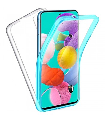 Samsung S21 Forcell 360 Full Cover PC+TPU Blue Кейс