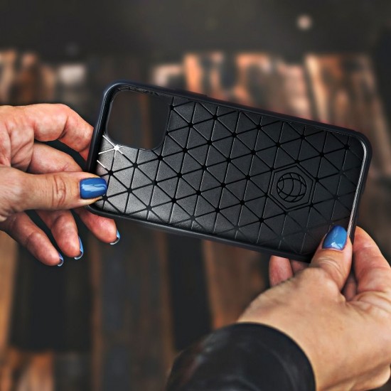 Samsung S21 Forcell Carbon Black Кейс