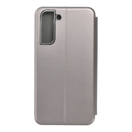 Samsung S21 FE Forcell Book Elegance Grey Кейс