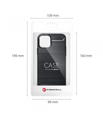 Samsung S21 FE Forcell Carbon Black Кейс