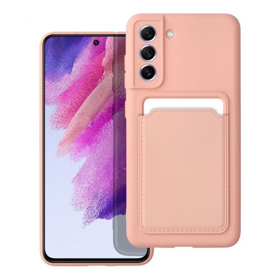Samsung S21 FE Forcell Card Pink Кейс