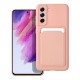 Samsung S21 FE Forcell Card Pink Кейс