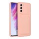Samsung S21 FE Forcell Card Pink Кейс