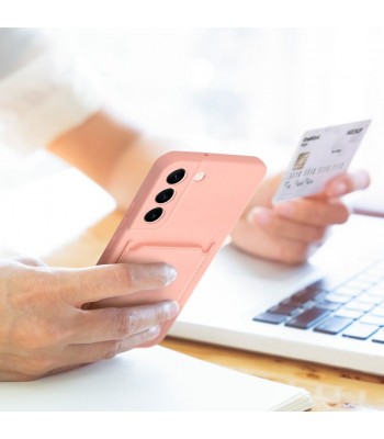 Samsung S21 FE Forcell Card Pink Кейс