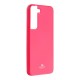 Samsung S22 Mercury Pearl Jelly Glitter Design Hot Pink Кейс