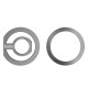 Hoco GM104 Magnetic Metal Ring Metal Grey Холдер
