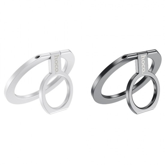 Hoco GM104 Magnetic Metal Ring Metal Grey Холдер
