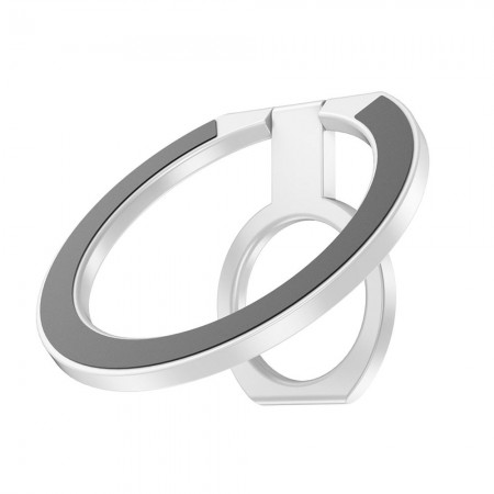 Hoco GM104 Magnetic Metal Ring Silver Холдер