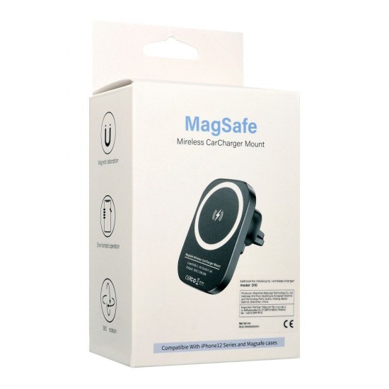 MagSafe D10 Black Зарядно и холдер