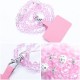 PT Crystal Diamond 37 cm. Light Pink Холдер