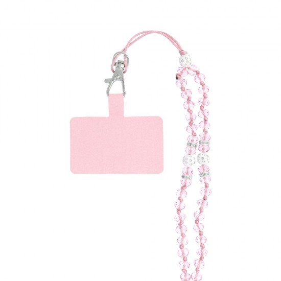 PT Crystal Diamond 37 cm. Light Pink Холдер