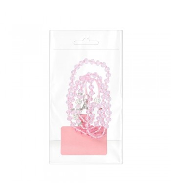 PT Crystal Diamond 37 cm. Light Pink Холдер