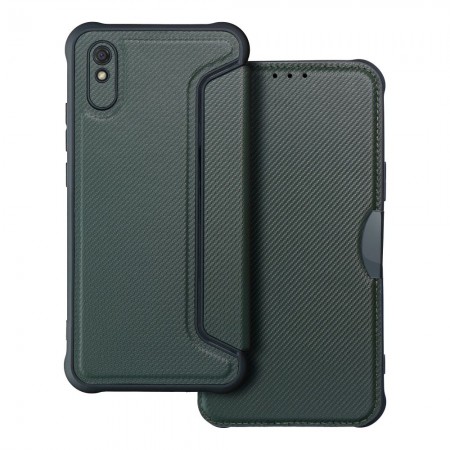 Xiaomi Redmi 9A, 9AT Forcell Razor Book Dark Green Кейс